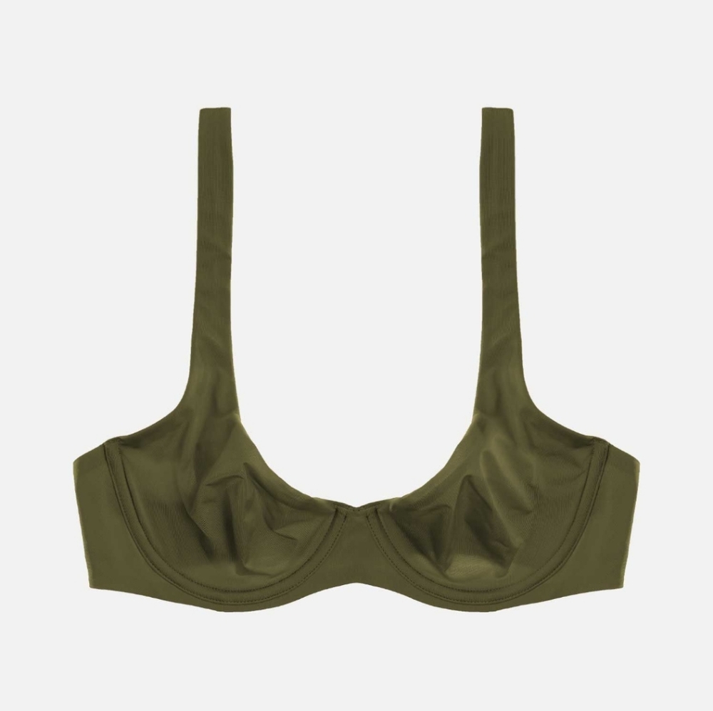 CUUP scoop bra, moss shade, 30A - Picture 2 of 8